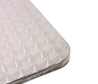 10er-Set Alu-Bistrotisch rechteckig Gartentisch Set 60cm