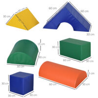 11tlg. Bauklötze XXL Schaumstoff Bausteine