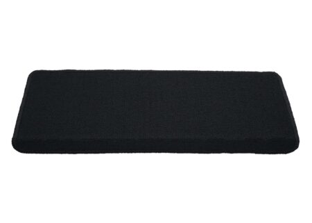 15er-Set Stufenmatten Treppenteppich 65x25cm schwarz-anthrazit