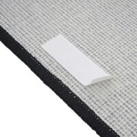 15er-Set Stufenmatten Treppenteppich 65x25cm schwarz-anthrazit