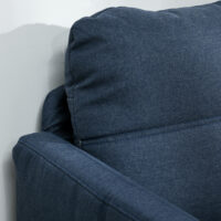 2-Sitzer Sofa 135x67x78cm Dunkelblau - Kompaktes, stilvolles Sofa in Dunkelblau.