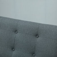 2-Sitzer Sofa Doppelsofa Loveseat 115x66.5x73cm Grau - Kompaktes Loveseat-Sofa für gemütliches Wohnen.