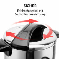 20L Edelstahl Glühweinkocher Wasserkocher