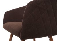 2er-Set Barhocker JAM-D72 Küchenhocker Holzoptik braun