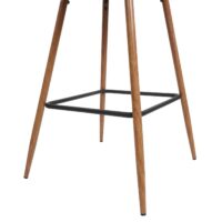 2er-Set Barhocker JAM-D72 Küchenhocker Holzoptik braun