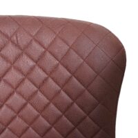 2er-Set Barhocker JAM-H79 Vintage Metall Fussablage braun