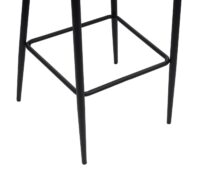 2er-Set Barhocker JAM-H79 Vintage Metall Fussablage grau