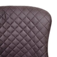 2er-Set Barhocker JAM-H79 Vintage Metall Fussablage dunkelgrau