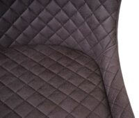 2er-Set Barhocker JAM-H79 Vintage Metall Fussablage dunkelgrau