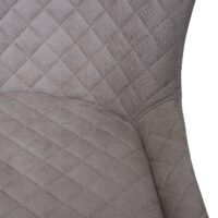 2er-Set Barhocker JAM-H79 Vintage Metall Fussablage grau