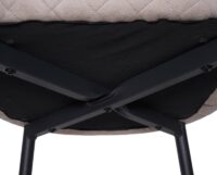 2er-Set Barhocker JAM-H79 Vintage Metall Fussablage grau