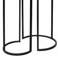 2er-Set Beistelltisch JAM-K46 Marmor-Optik FSC weiss-schwarz