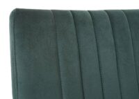 2er-Set Freischwinger JAM-L14 Samt Edelstahl gebürstet grün