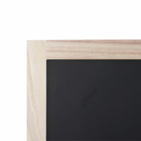 2er Set Wandtafeln Kreidetafel Schreibtafel ~ 60x40cm