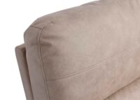 2er Kinosessel Relaxsessel Stoff mit Getränkehalter & Fach beige