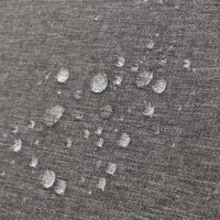 2er-Set Aluminium-Gartenstuhl Outdoor Seilgeflecht Kissen anthrazit dunkelgrau