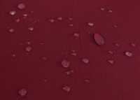 2er-Set Aluminium-Gartenstuhl mit Seilgeflecht Textil bordeaux