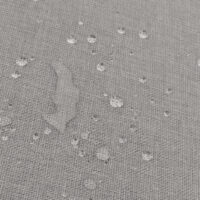 2er-Set Aluminium-Gartenstuhl mit Seilgeflecht Kissen hellgrau