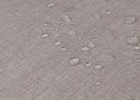 2er-Set Aluminium-Gartenstuhl mit Seilgeflecht Kissen hellgrau anthrazit