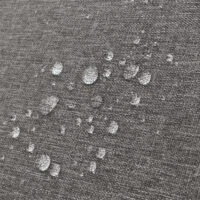 2er-Set Aluminium-Gartenstuhl mit Seilgeflecht Kissen hellgrau dunkelgrau