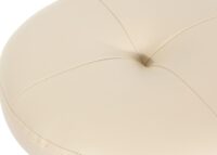 2er-Set drehbare Barhocker Holz Kunstleder helle Beine creme