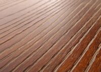 2er-Set Barhocker höhenverstellbar drehbar Industrial Eisen Massivholz braun