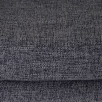2er-Set Barhocker Tresenhocker Textil grau
