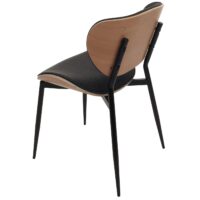 Esszimmerstühle 2er-Set Bugholz Stoff Öko-Tex natur dunkelgrau