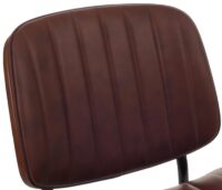 2er-Set Esszimmerstühle Bugholz Kunstleder Walnuss vintage braun