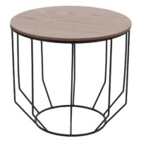 2er-Set Couchtisch Beistelltisch Kaffeetisch Loungetisch Industrial Eiche