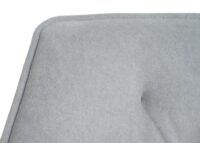 2er-Set drehbare Esszimmerstühle mit Armlehne hellgrau