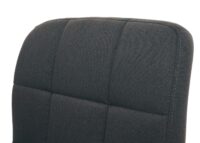 2er-Set Esszimmerstühle drehbar Stoff Chrom dunkelgrau