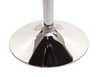 2er-Set Esszimmerstühle drehbar Stoff Chrom dunkelgrau