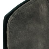 2er-Set Esszimmerstühle drehbar mit Rückstellung Stoff grün