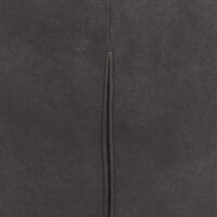 2er-Set drehbare Esszimmerstühle Stoff Kunstleder grau