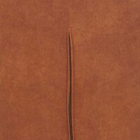 2er-Set drehbare Esszimmerstühle Wildleder-Optik braun