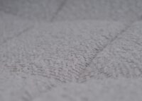 2er-Set Esszimmer Drehstuhl Bouclé Stoff Stahlgestell taupe