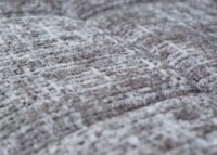 2er-Set Esszimmer Drehstuhl Chenille mit Stahlgestell braun