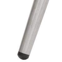 2er-Set Esszimmerstuhl mit Armlehne Chenille Edelstahl blau-grün