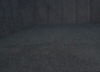 2er-Set Esszimmerstuhl drehbar mit Armlehnen Stoff anthrazit