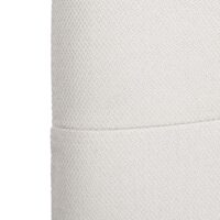 2er-Set Esszimmerstuhl Freischwinger Stoff Edelstahl creme-beige