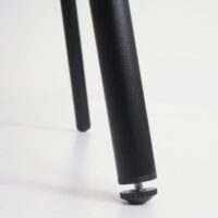 2er-Set Gartenstühle Aluminium Seilgeflecht Polster anthrazit