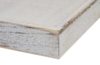 2er Set Holztablett Shabby-Look Serviertablett Frühstück weiss