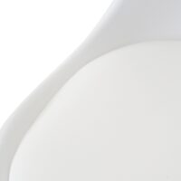 2er-Set Drehstuhl Küchenstuhl höhenverstellbar Kunstleder Chromfuss weiss