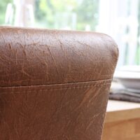 2er-Set Esszimmerstuhl Küchenstuhl Wildlederimitat helle Beine