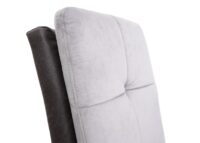 2er-Set Esszimmerstühle Kunstleder Samt MVG-zertifiziert grau