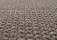 2er-Set Esszimmerstühle Massivholz Landhaus Polster natur grau