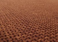 2er-Set Esszimmerstühle Massivholz Stoff Landhaus natur terrakotta