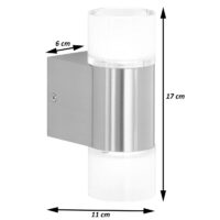 2er-Set LED Wandleuchten Strahler Wandlampen inkl. Leuchtmittel