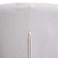 2er-Set Esszimmerstühle Retro Samt goldene Beine creme-weiss